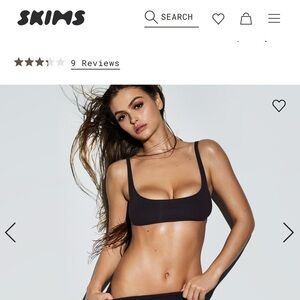 SKIMS bralette bundle (both are white)